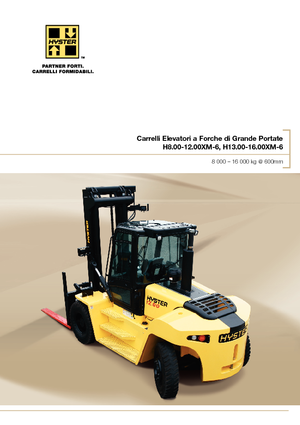 Dizelski viljuškari Hyster H12.00XM 6