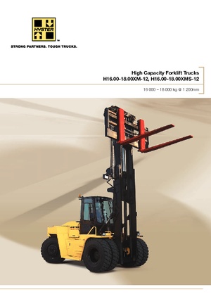 Dizelski viljuškari Hyster H16.00XM 12