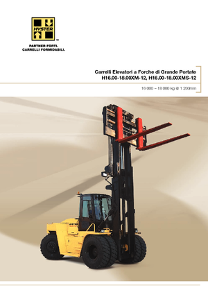 Dizelski viljuškari Hyster H16.00XM 12