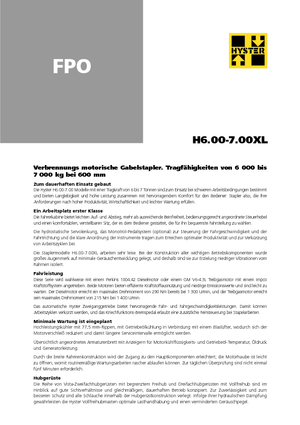 Dizelski viljuškari Hyster H 7.00 XL