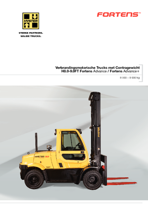 Dizelski viljuškari Hyster H8.0FT 6