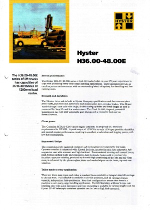 Dizelski viljuškari Hyster H 48.00 E