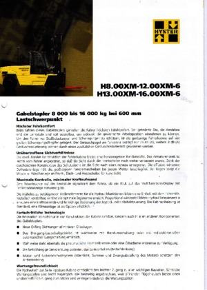 Dizelski viljuškari Hyster H 10.00 XM