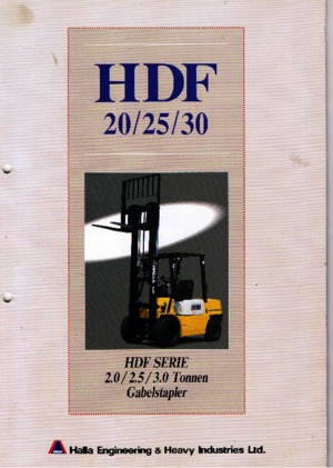 Dizelski viljuškari Halla HDF 25