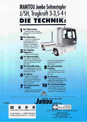 Dizelski bočni utovarivači Jumbo J/SH 40