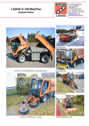 Prednje kuke za komunalne traktore Bertsche Ladog G 129 N 20