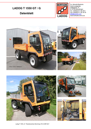 Prednje kuke za komunalne traktore Bertsche Ladog T 1550