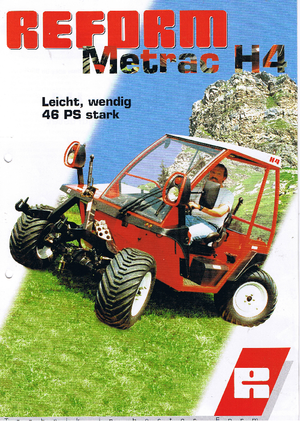 Prednje kuke za komunalne traktore Reform Werke Metrac H 4