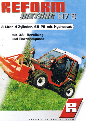 Prednje kuke za komunalne traktore Reform Werke Metrac H 7 S