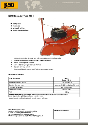 Pile za pod KSG-Maschinenbau KSG 463