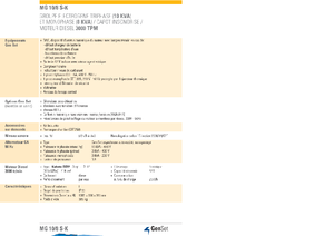 Dizelski generatori GenSet MG 10/8 S-K