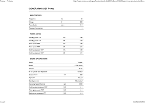 Dizelski generatori PRAMAC Lifter P 4500 PF 322 SYA