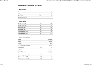 Dizelski generatori PRAMAC Lifter P 9000