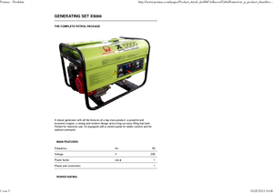 Dizelski generatori PRAMAC Lifter X 5000