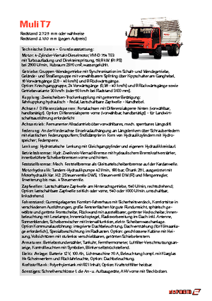 Prednje kuke za komunalne traktore Reform Werke Muli T 7