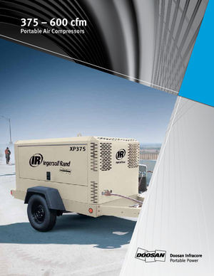 Prijenosni zračni kompresori - dizel, električni, benzinski Ingersoll-Rand P 600 W D