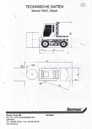 Teleskopski utovarivači Semax P 40 L-D
