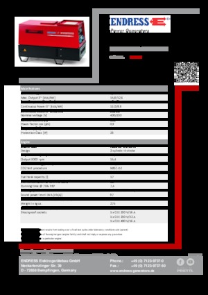 Dizelski generatori Endress ESE 1204 DHS-GT ES ISO DI