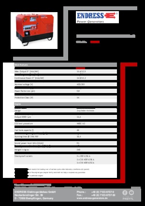 Dizelski generatori Endress ESE 1408 DHG ES DI ISO DUPLEX Silent