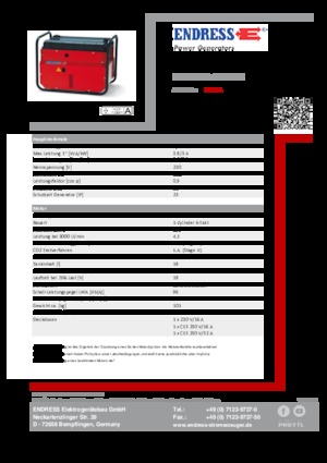 Dizelski generatori Endress ESE 406 YS-GT ISO DI