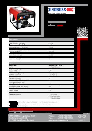 Dizelski generatori Endress ESE 604 DYS ES DI