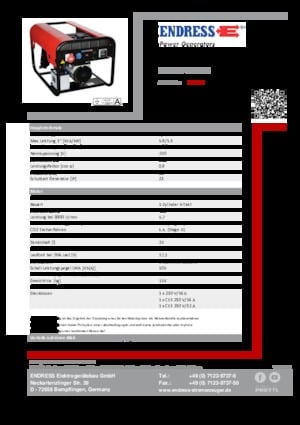 Dizelski generatori Endress ESE 604 YS ES DI