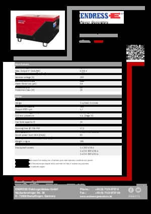 Dizelski generatori Endress ESE 606 YS-GT ES ISO DI