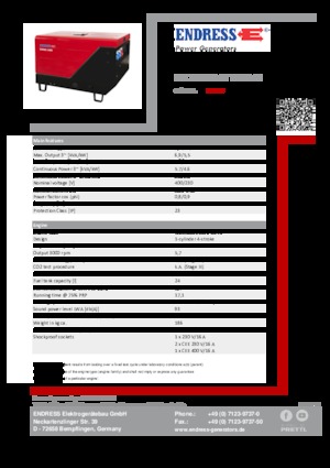 Dizelski generatori Endress ESE 706 DYS-GT ES ISO DI