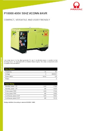 Dizelski generatori PRAMAC Lifter P 18000 TYA