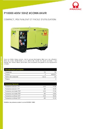 Dizelski generatori PRAMAC Lifter P 18000 TYA