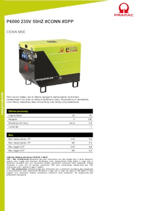 Dizelski generatori PRAMAC Lifter P 6000 TYA