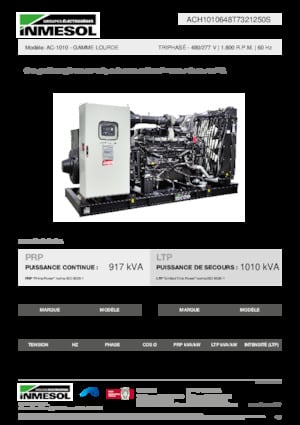 Dizelski generatori INMESOL AC-1010