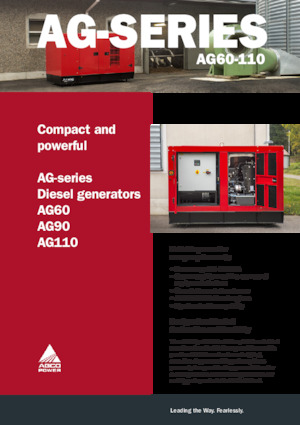 Dizelski generatori AGCO Power AG90