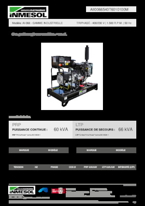 Dizelski generatori INMESOL AI-066