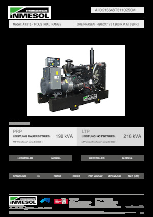 Dizelski generatori INMESOL AI-215