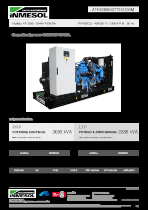 Dizelski generatori INMESOL AT-2285