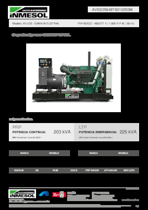 Dizelski generatori INMESOL AV-225