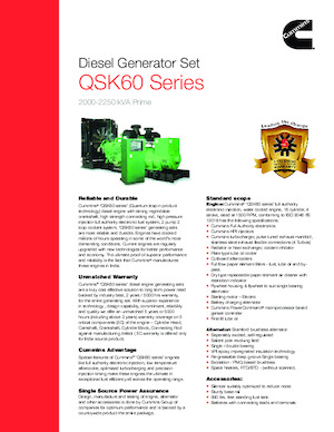 Dizelski generatori Cummins C2250 D5 P