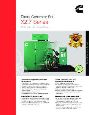 Dizelski generatori Cummins C25D5P