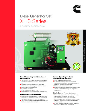 Dizelski generatori Cummins C15D5P