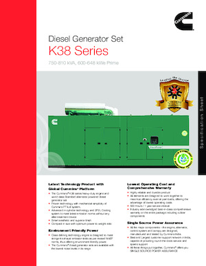 Dizelski generatori Cummins C750D5P