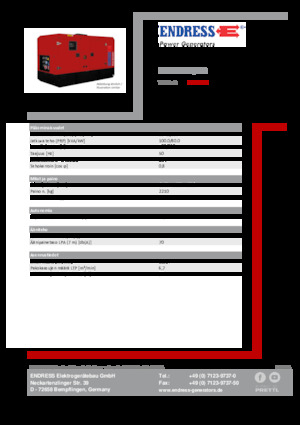 Dizelski generatori Endress ESE 100 IW/MS
