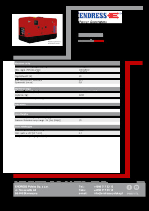 Dizelski generatori Endress ESE 100 IW/MS