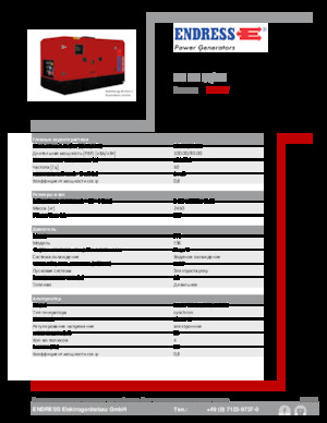 Dizelski generatori Endress ESE 100 IW/MS 