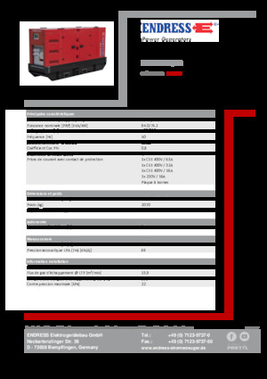 Dizelski generatori Endress ESE 100 IW/RS