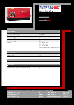 Dizelski generatori Endress ESE 15 YW-B