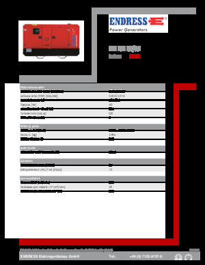 Dizelski generatori Endress ESE 175 IW/AS
