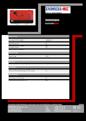 Dizelski generatori Endress ESE 175 IW/AS