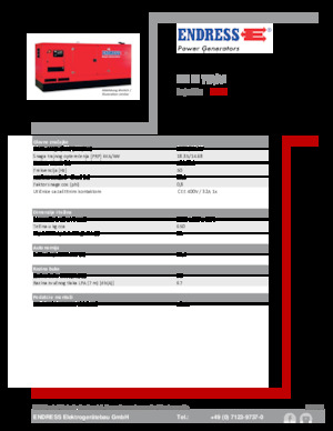 Dizelski generatori Endress ESE 20 YW/AS 