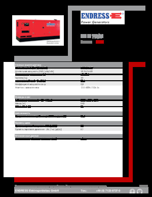 Dizelski generatori Endress ESE 20 YW/AS 